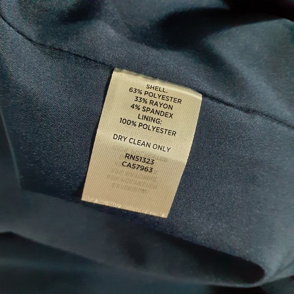 Halogen Pointed Hem One-Button Blazer Size 22W - Picture 5 of 5